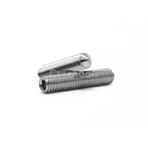 Šroub M6x10mm ISO 4027/A2 imbus + hrot "červík"