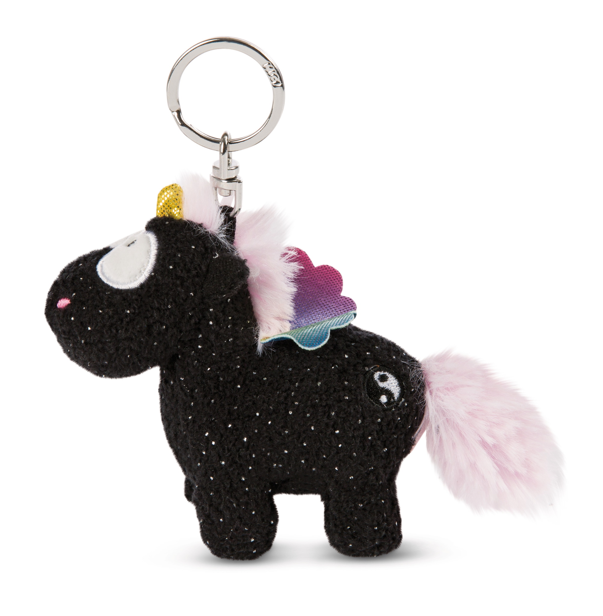 NICI klíčenka Jednorožec Rainbow Yin 10cm NICI47370