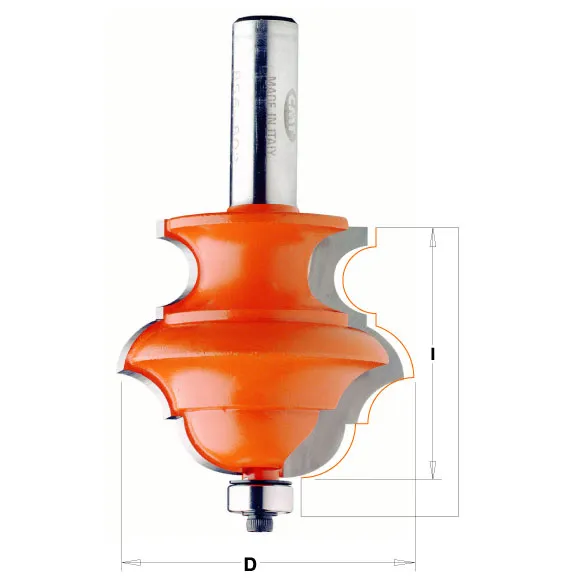 Fréza multiprofilová s ložiskem D38,1x28 S=12 HW CMT C95680111