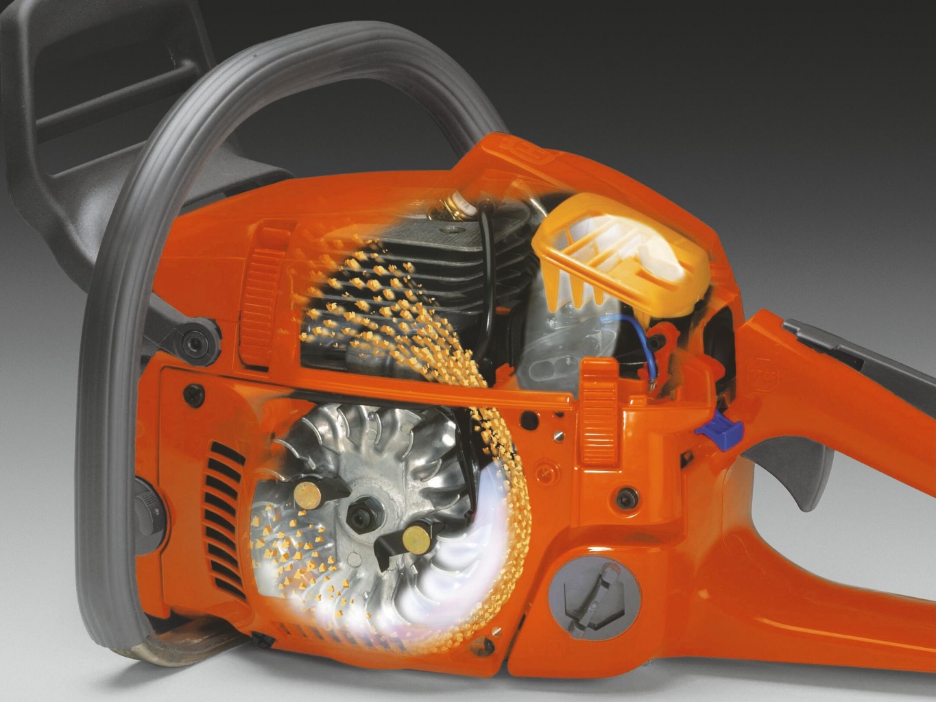 HUSQVARNA 445 15" řetězová pila benzin 9705587-35