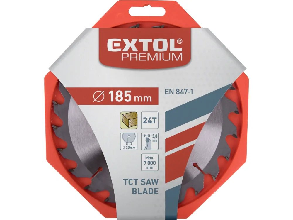 Kotouč pilový 185x3,0x20mm SK24T EXTOL PREMIUM 8803225