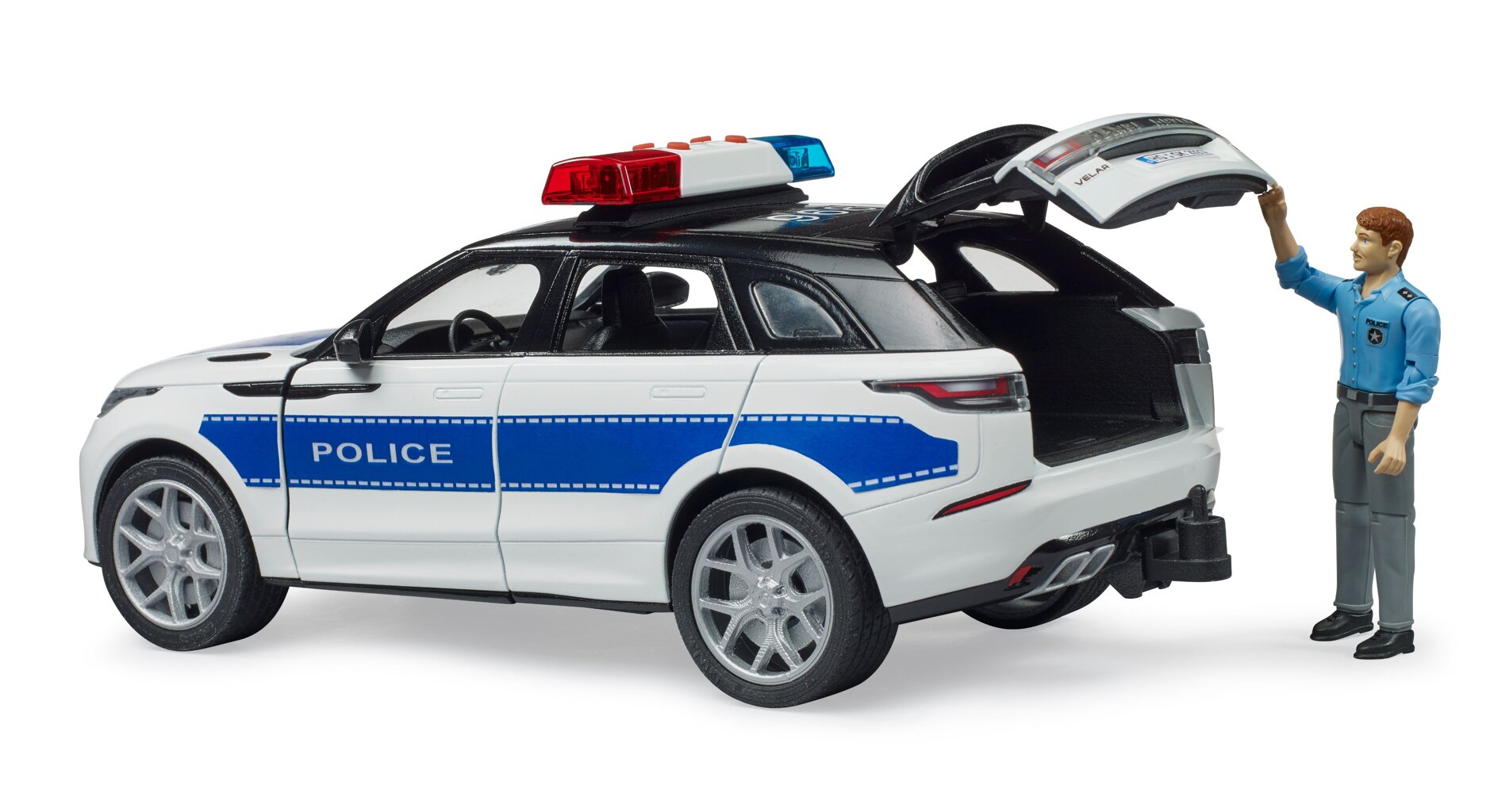 BRUDER 2890 Range Rover Velar Policie s figurkou BR2890