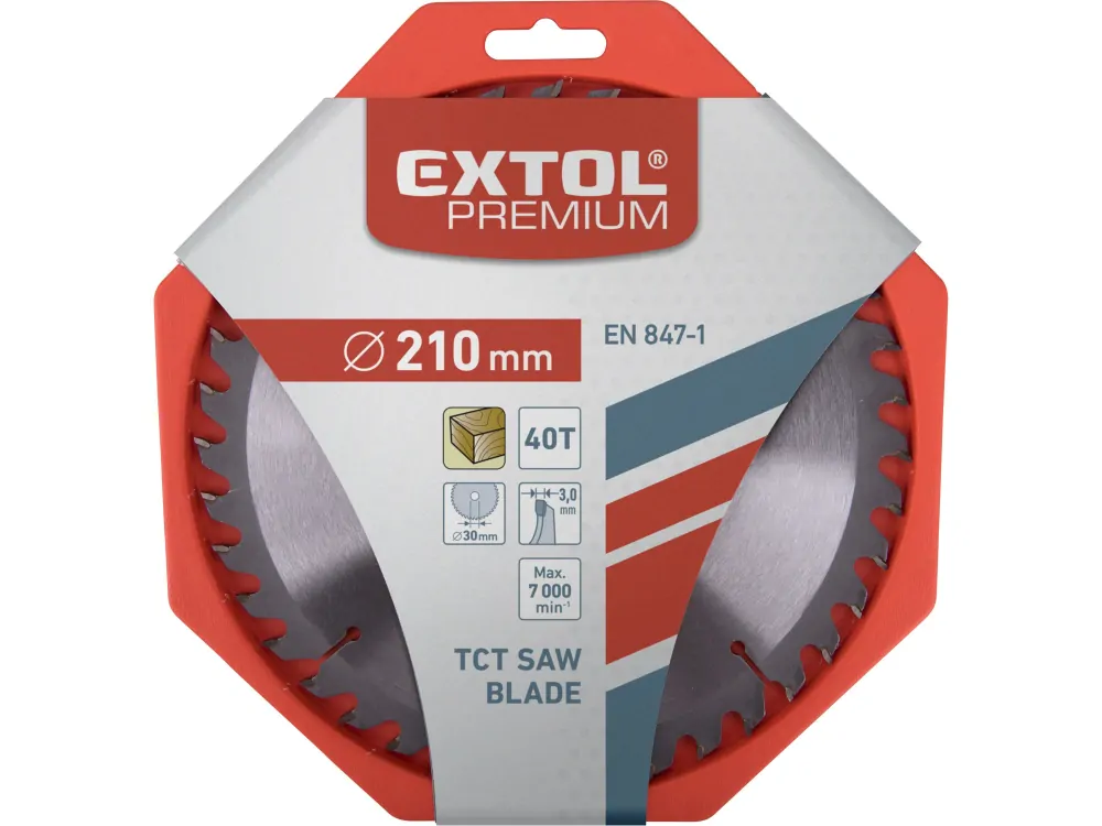 Kotouč pilový 210x3,0x30mm SK40T EXTOL PREMIUM 8803236