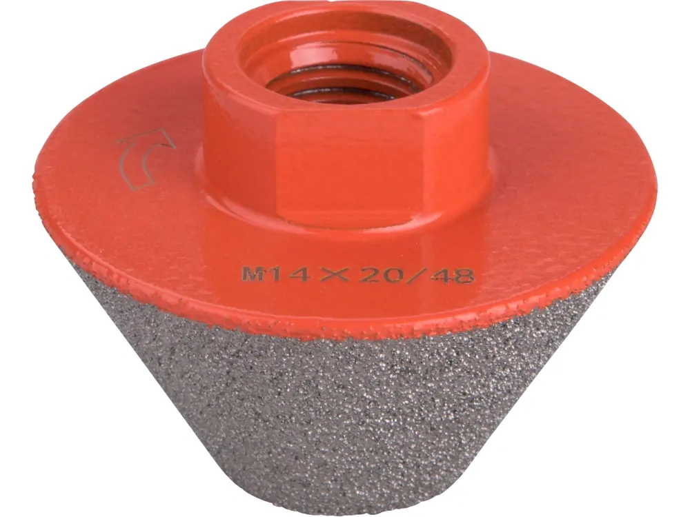 Korunka brusná diamantová kónická O 20-48mm závit M14 EXTOL PREMIUM 8801853