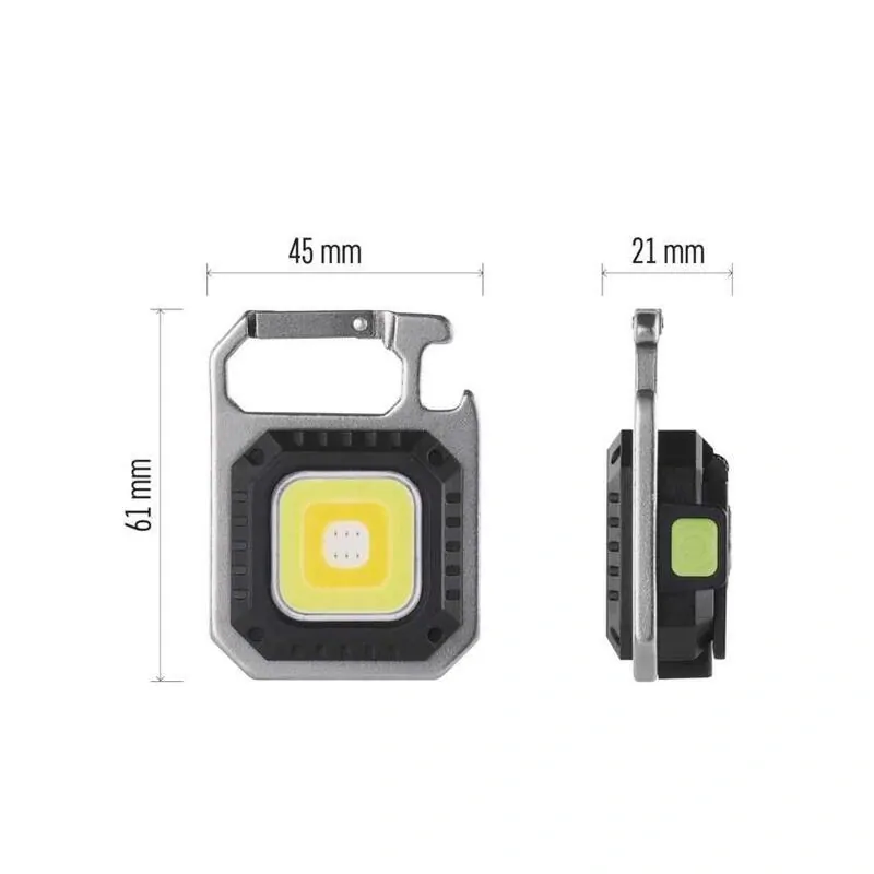 EMOS LED mini svítilna 750 lm nabíjecí přívěšek display box