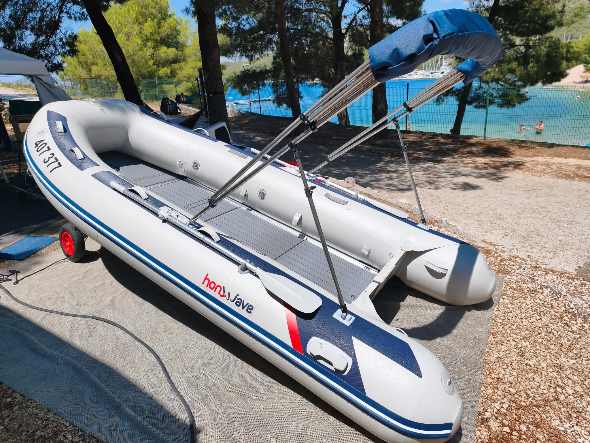 Honda Marine HonWave T 40 AE3 LG EVA foam ŠEDÁ + lodní motor BF 20 D3 SHU AKCE Testovací model 407 377 - 01.08.2026