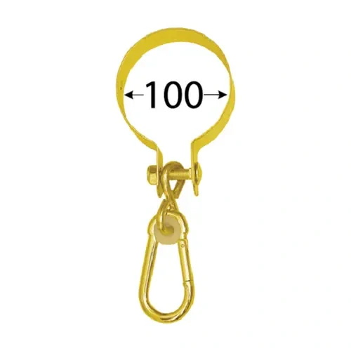 Hák houpačkový s kruhovou objímkou 100mm MHO 100 (max.70kg)