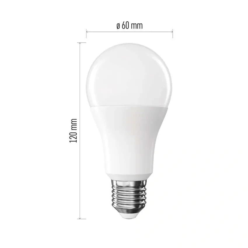 Žárovka LED A60 13W (100W) Classic E27 studená bílá 1521 lm EMOS 1525733123