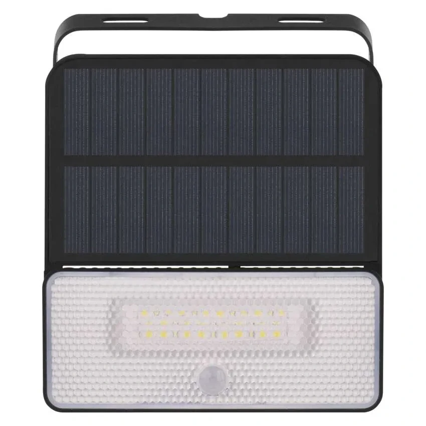 Solární LED reflektor SOLO s pohybovým čidlem 1000LM IP54 NW, černý, neutrální bílá EMOS ZG121S 1552121000