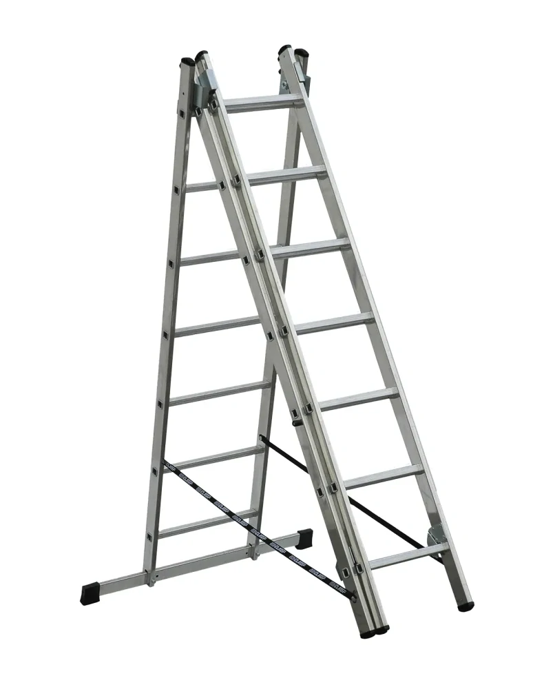 Žebřík trojdílny Al 3x7 (1907 / 2768 / 3992 mm) nosnost 150kg ELKOP VHR_3x7
