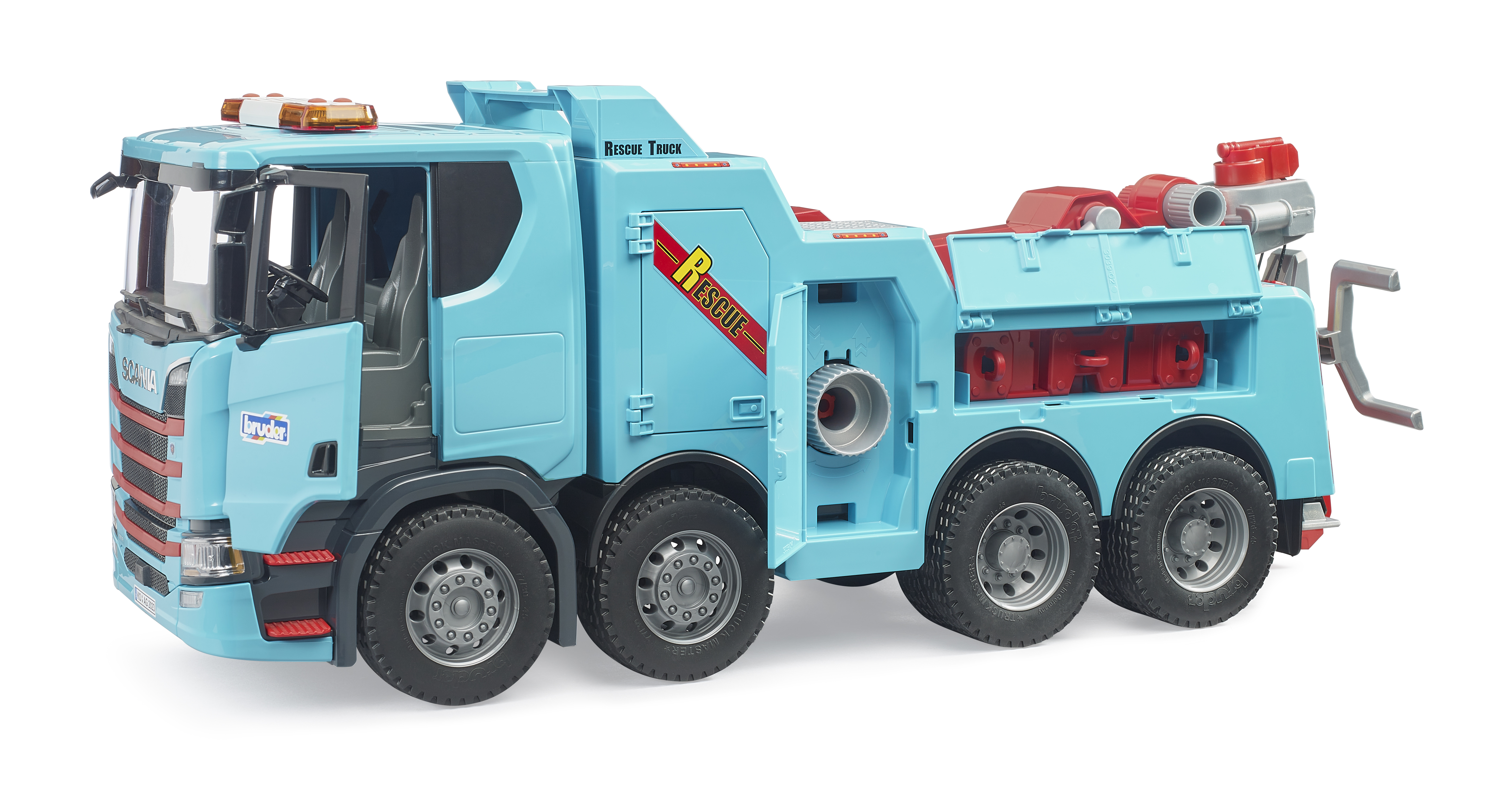 BRUDER 3553 Scania Super 560R těžky odtahový vůz se L+S modulem BR3553
