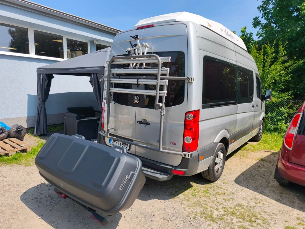 Plošina Modula ReCargo +Přepravní Box ReLoader 410 L, nosnost 45 kg