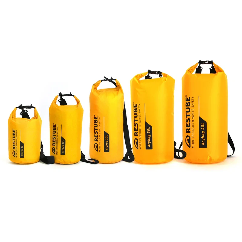 RESTUBE Drybag 20L – vodotěsný vak 20 l žlutý RA-02501-20Y