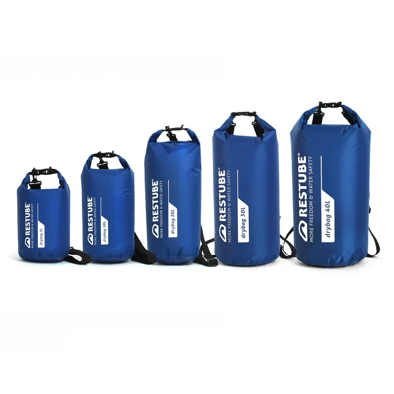 RESTUBE Drybag 5L – vodotěsný vak 5 l modrý RA-02501-5BL
