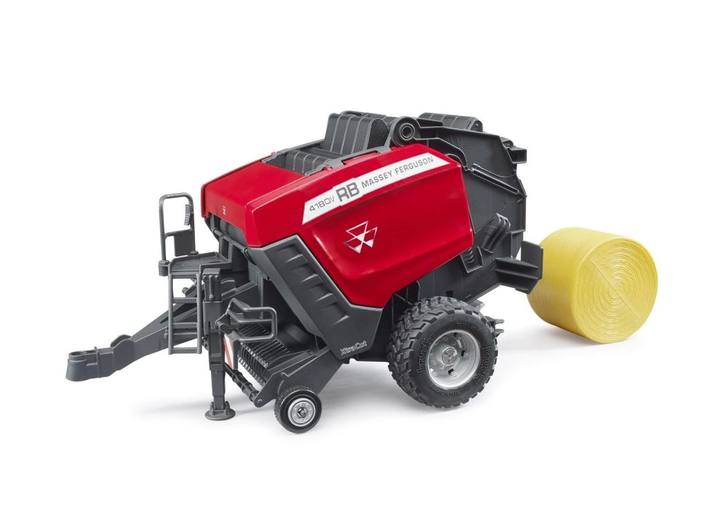 BRUDER 2039 Lis na kulaté balíky Massey Ferguson RB 4180V BR 2039