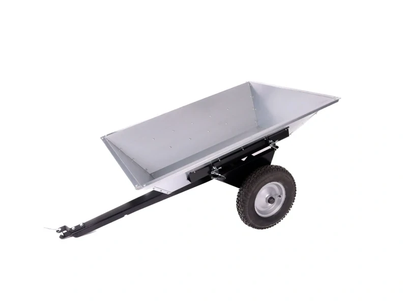Vozík za zahradní traktor VARES TR 100 PZ, pozink, sklápění do 3 stran
