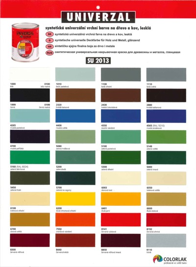 Colorlak Email Universal S2013-2320 Hnědá kávová 3,5L