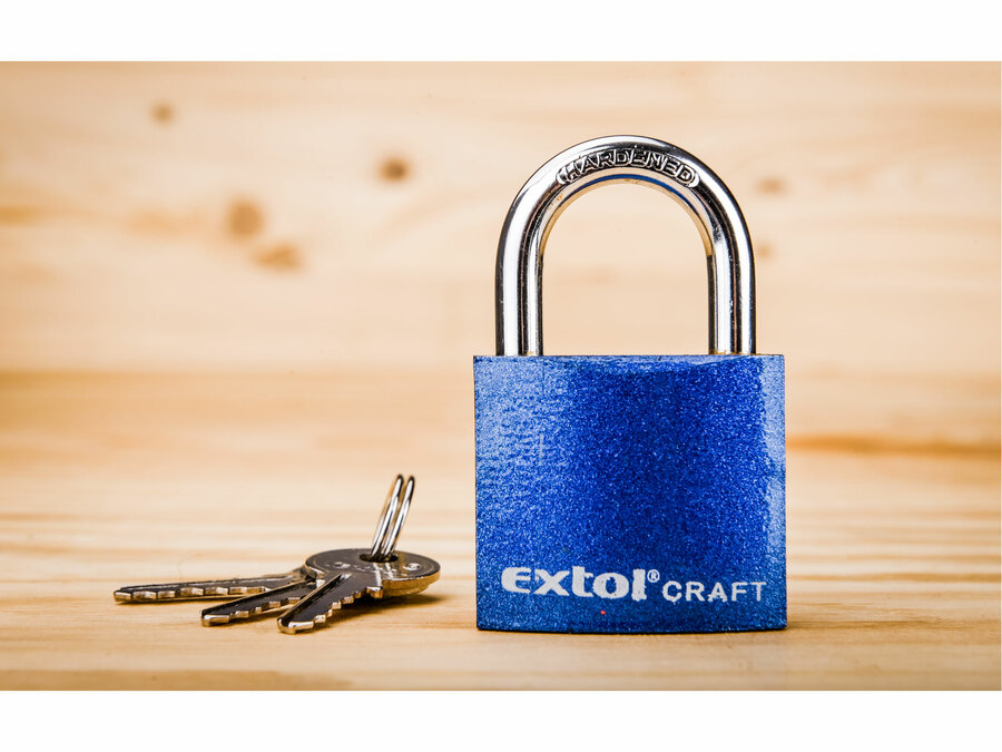 Zámek visací litinový barevný 32mm EXTOL CRAFT 77010