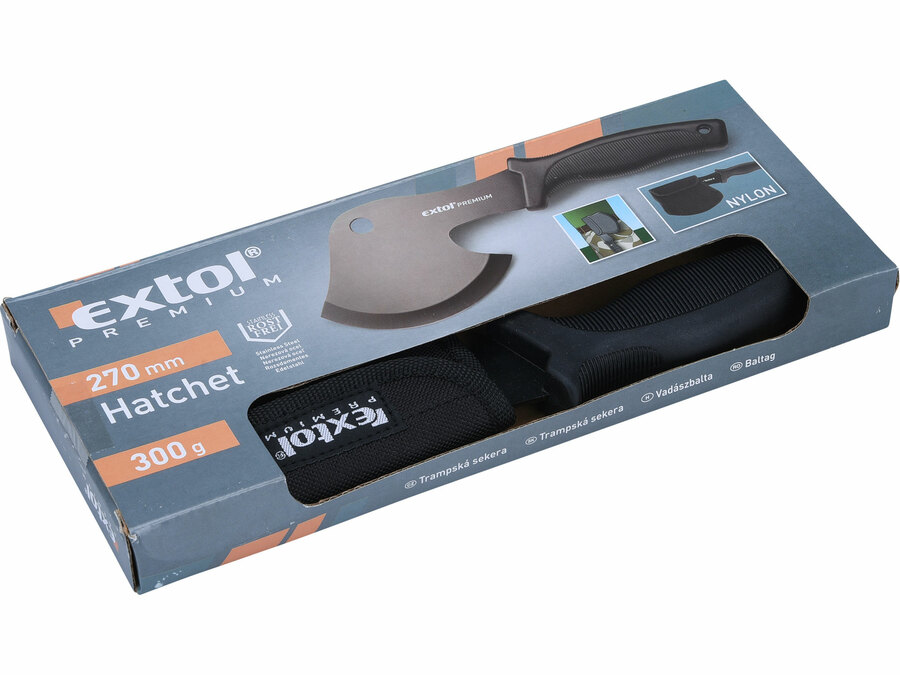 Sekera trampská 270mm nylonové pouzdro EXTOL PREMIUM 8855310