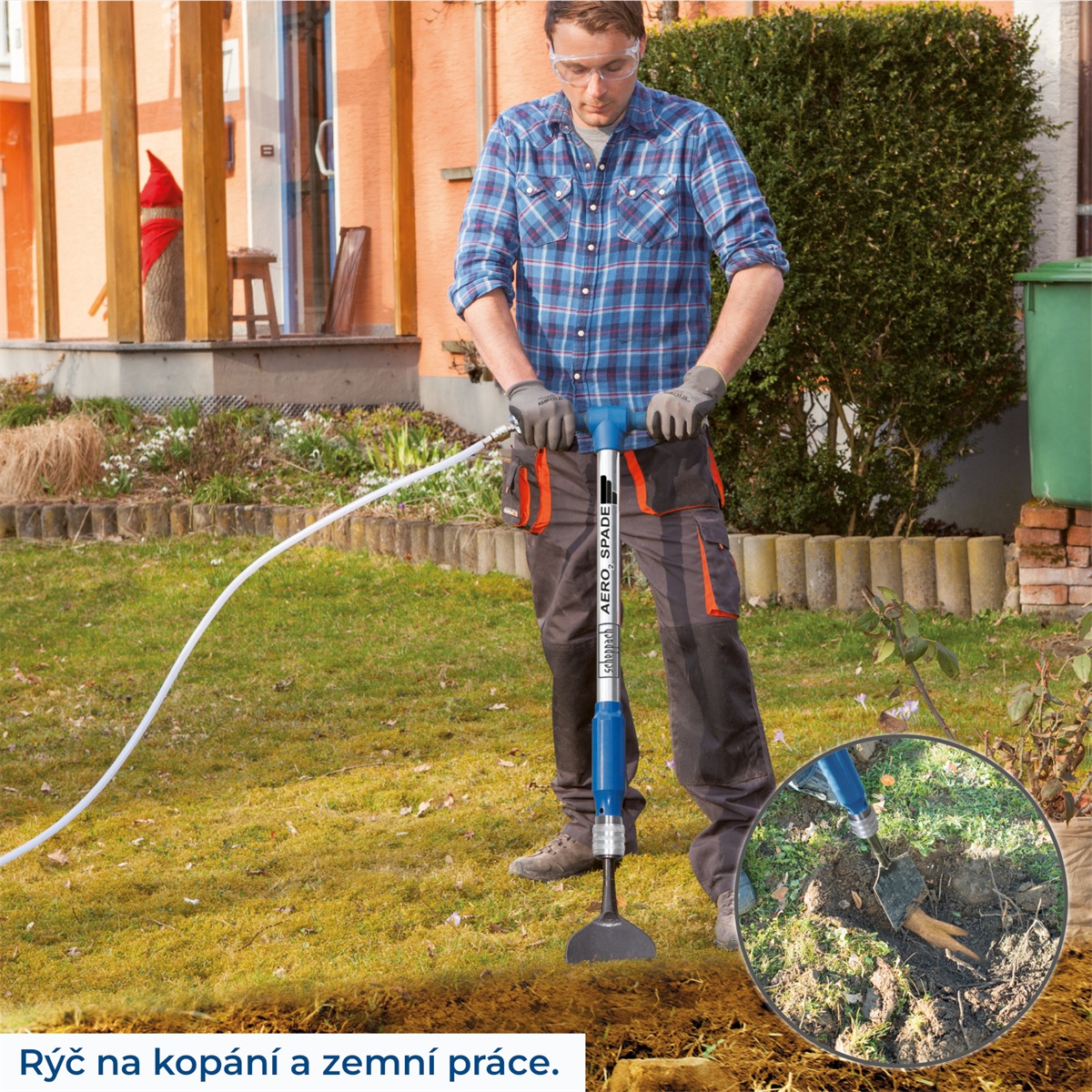 SCHEPPACH Aero 2 Spade Multifunkční nástroj 5v1