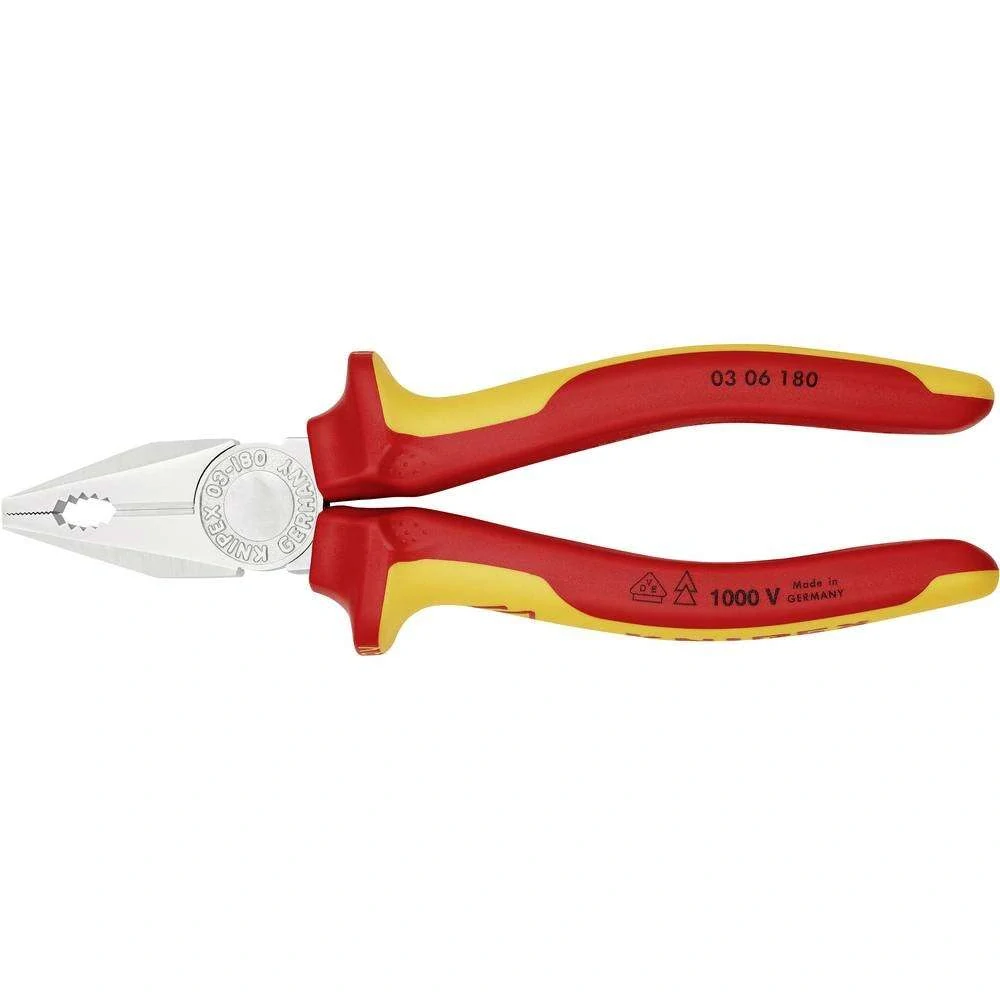 Kleště kombinované 180 mm 1000V VDE, KNIPEX 03 06 180