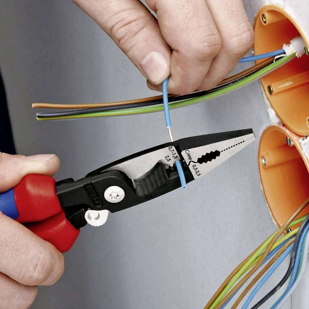 Kleště univerzální elektroinstalační 200 mm Knipex 13 82 200