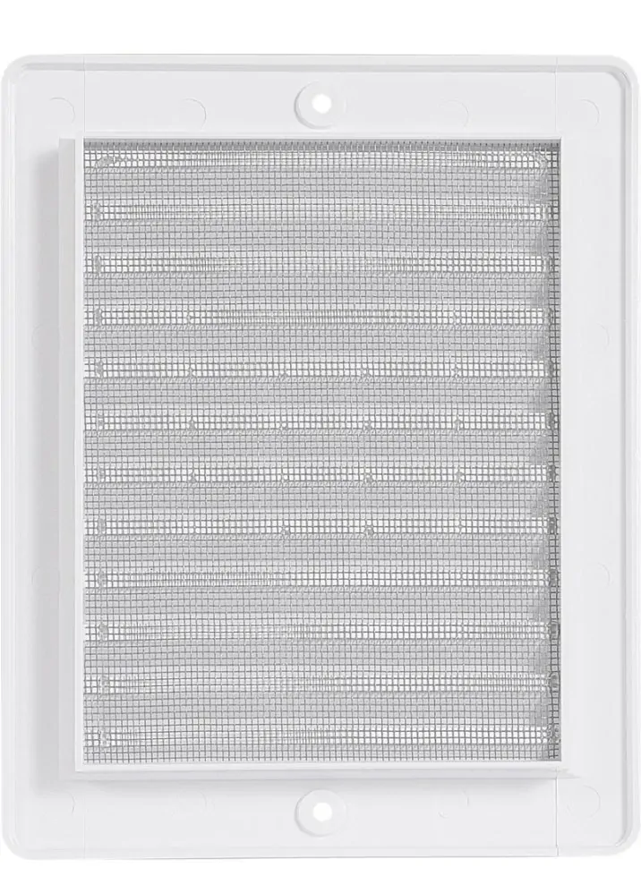 HACO Mřížka 150x200mm větrací s rámečkem a síťovinou bílá 0207