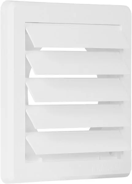 HACO Mřížka 175x175mm G/125 větrací gravitační bílá 0233