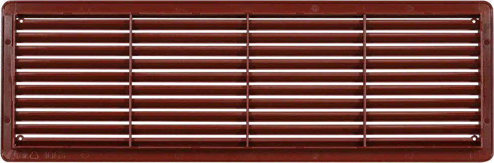 HACO Mřížka 400x130mm větrací dveřní 2ks hnědá 0232