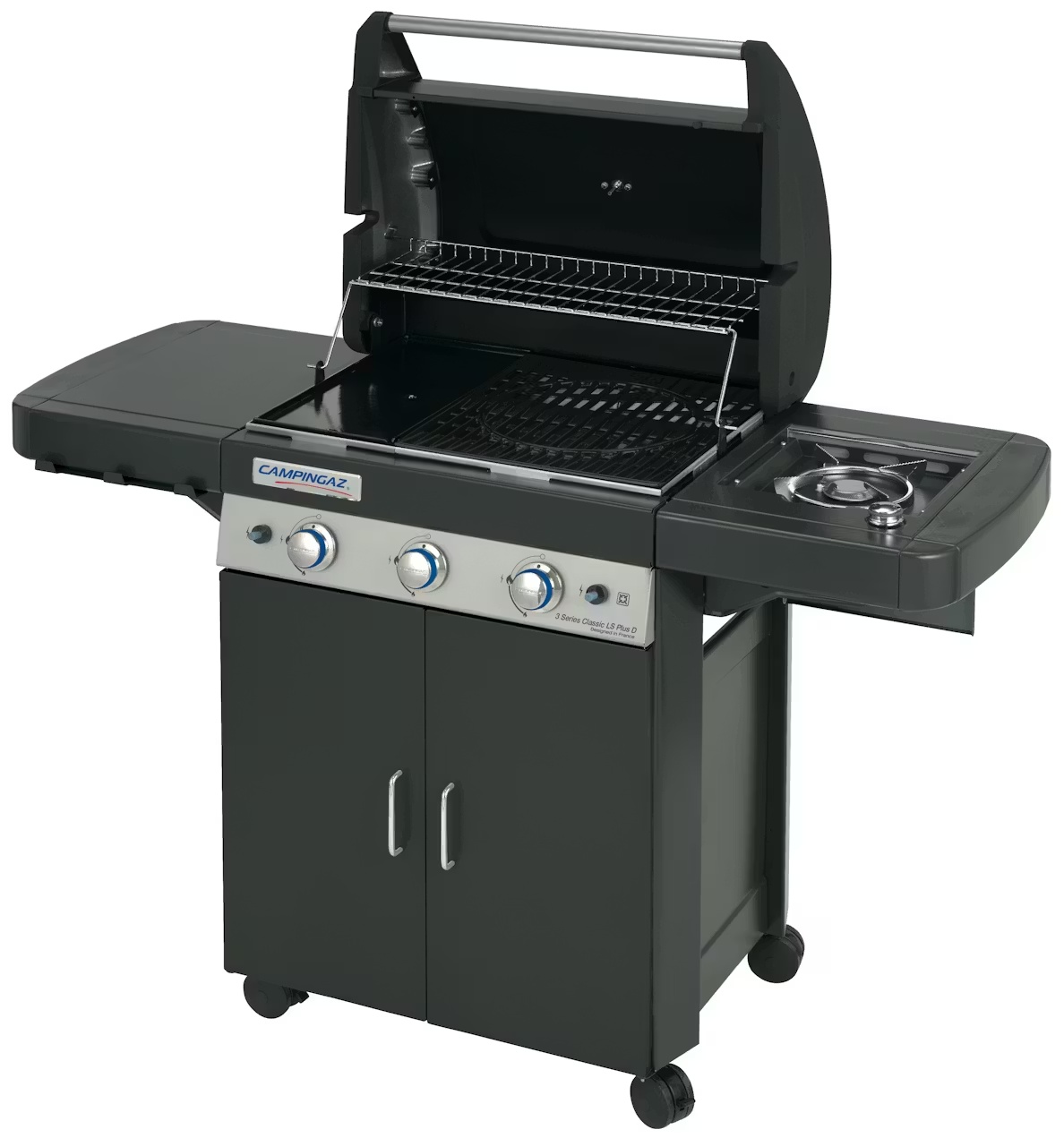Campingaz 3 Series Classic LS Plus D – plynový gril se 3 hořáky a bočním vařičem 2000031359