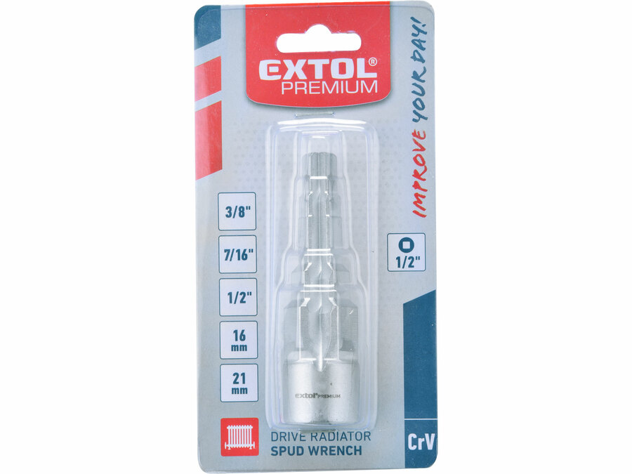 Klíč 1/2" na radiátory pětistupňový EXTOL PREMIUM 8816200