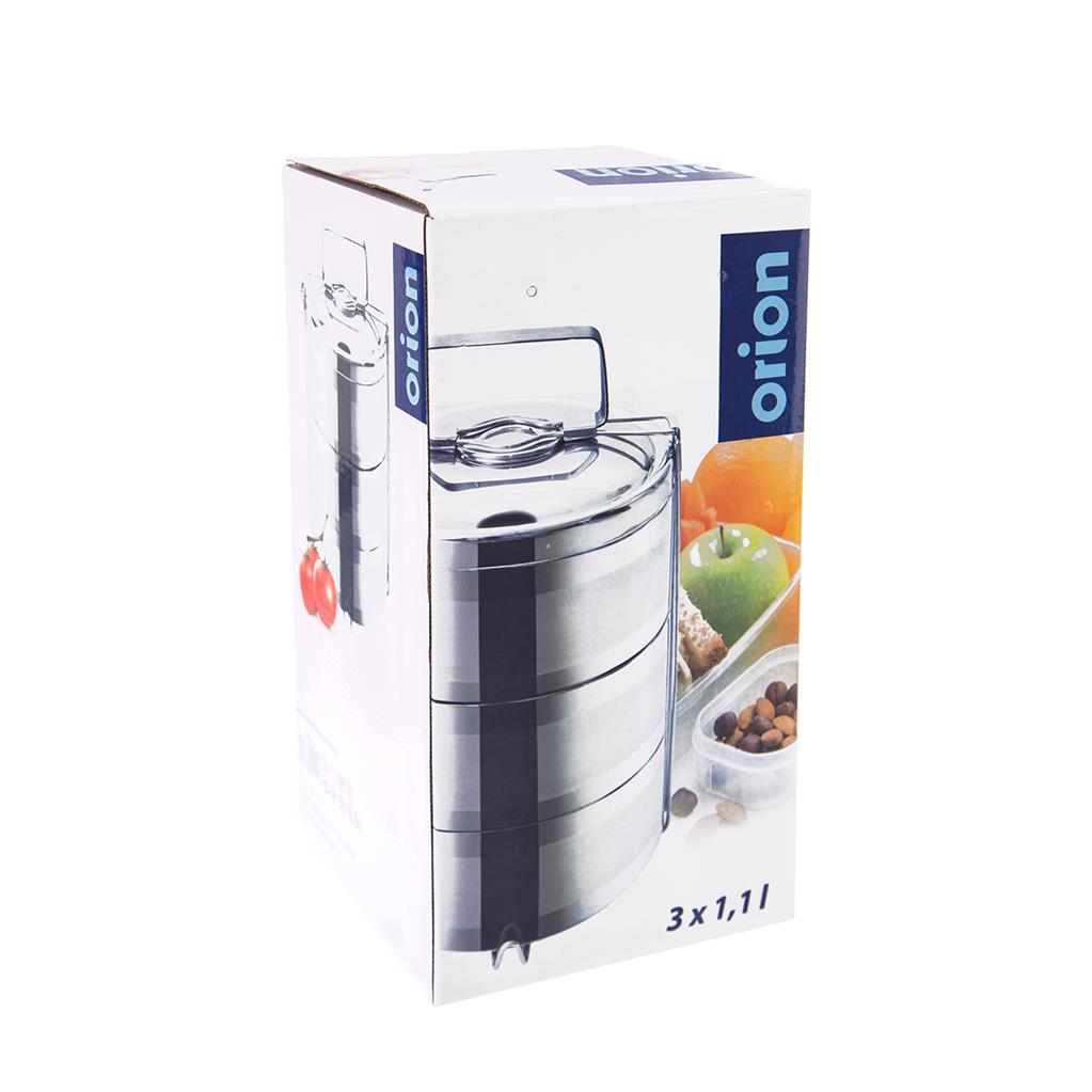 Jídlonosič termo nerez 3x1.1l průměr 16cm ORION 120958