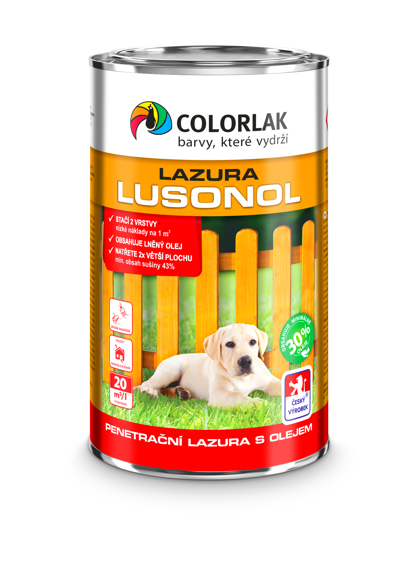 Lusonol S1023-0086 červená třešňová 2.5l