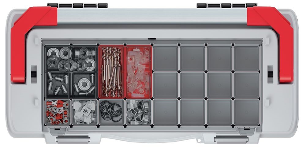 Kufr na nářadí EVO červený 594x288x308 mm Kistenberg KEVA5530BAL-3020