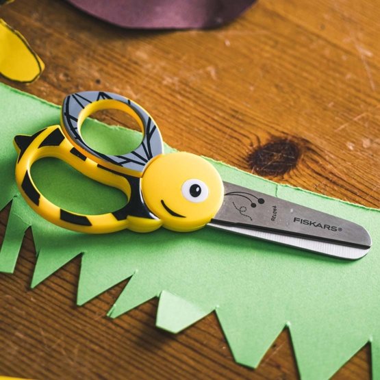 Nůžky dětské Animals 13cm - Včela FISKARS 1003747