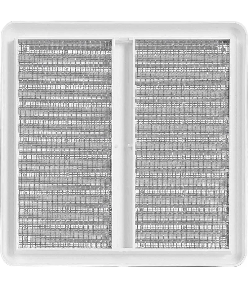 HACO Mřížka 150x150mm větrací se síťovinou krytka bílá 0313