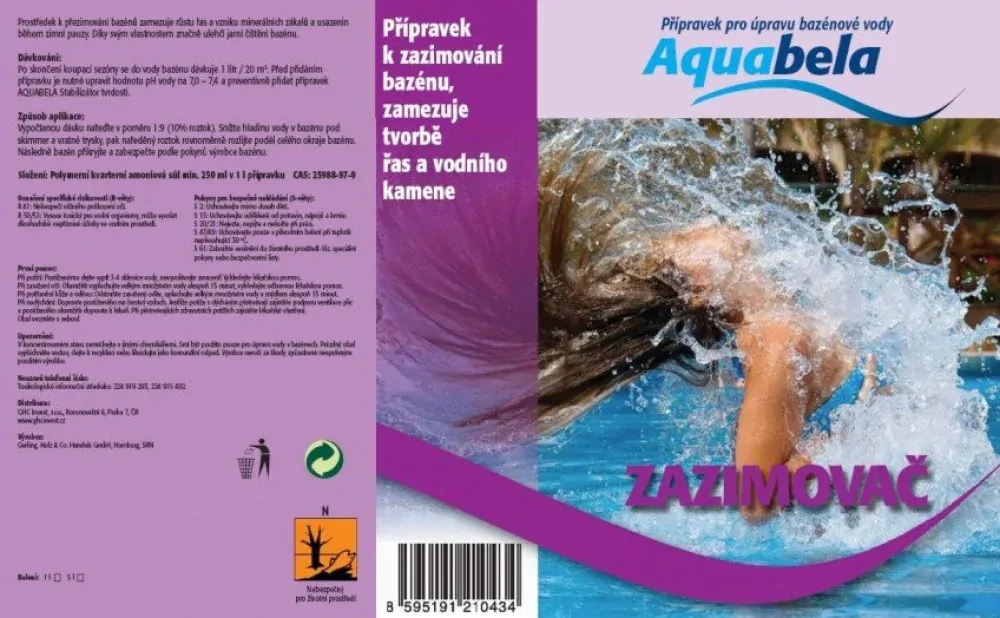 Aquabela zazimovač 1 l