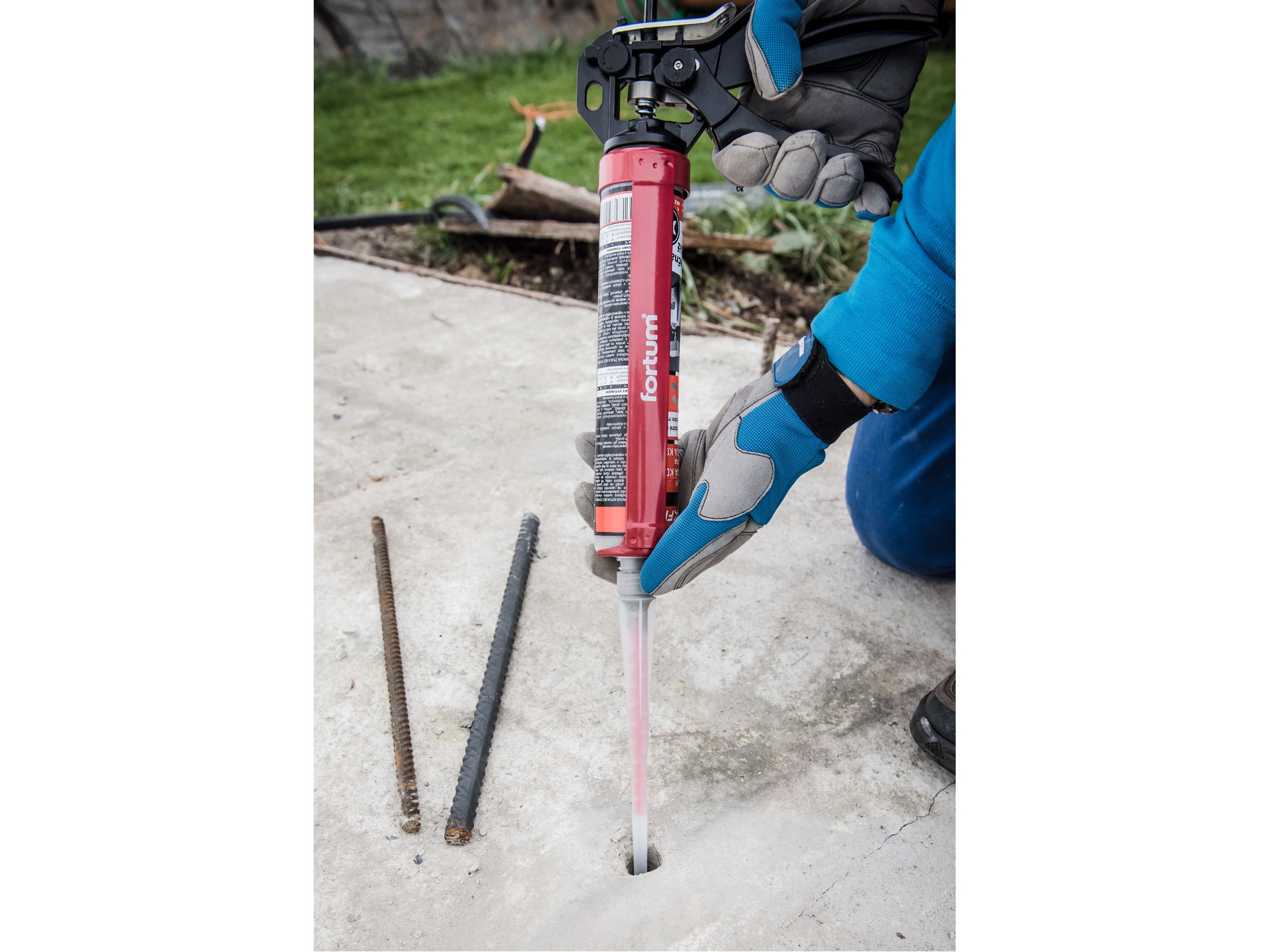 Pistole vytlačovací otočná PROFI s přepínačem FORTUM 4770822