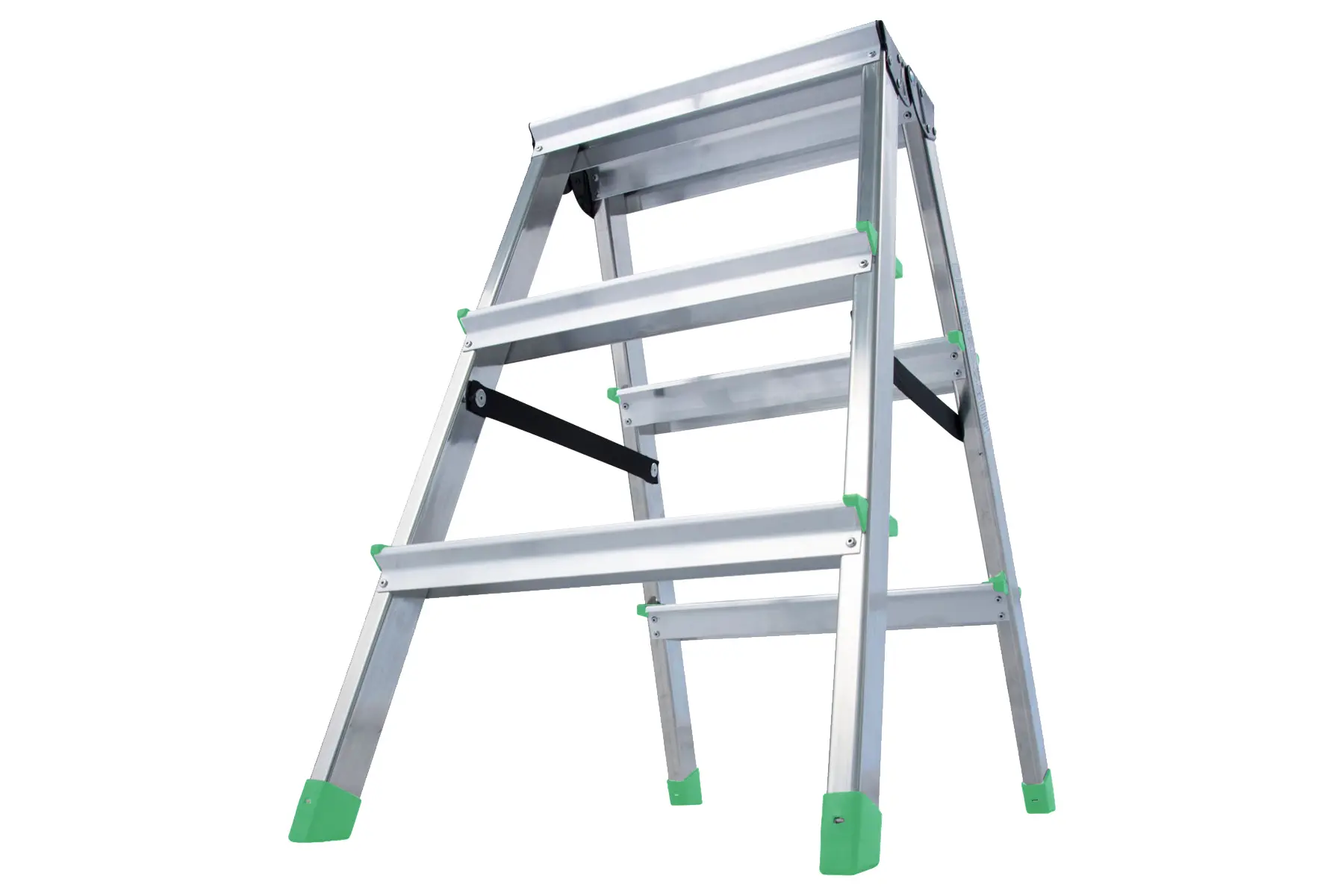 Schůdky Al 3-stupňové oboustranné 65 cm, nosnost 150kg PROTECO 10.66-2-03-OB
