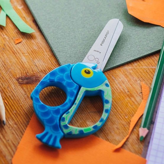 Nůžky dětské Animals 13cm - Ryba FISKARS 1003746