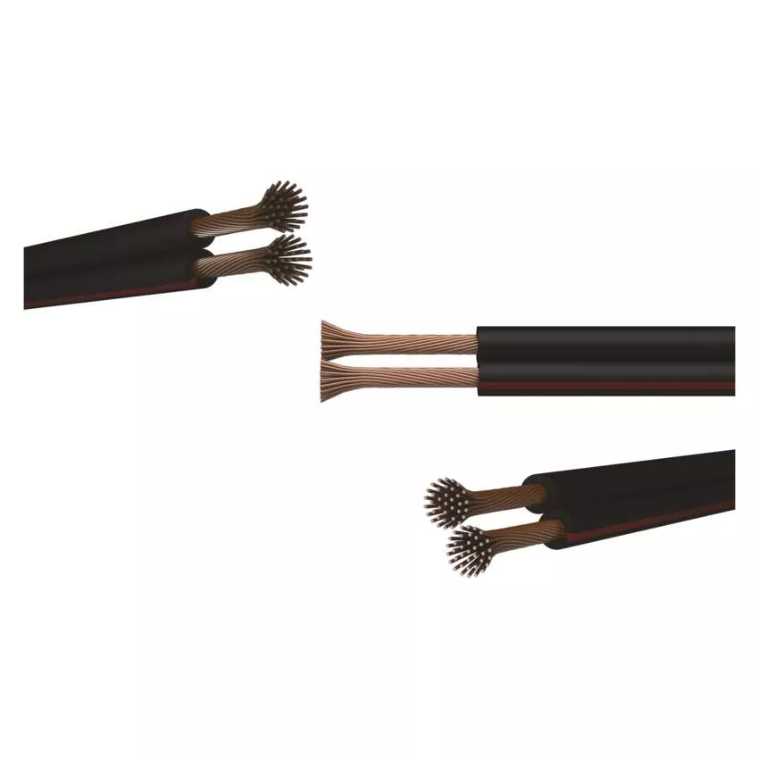 Kabel CYH 2x1.5 V03VH-H černo-rudá EMOS 2308315050
