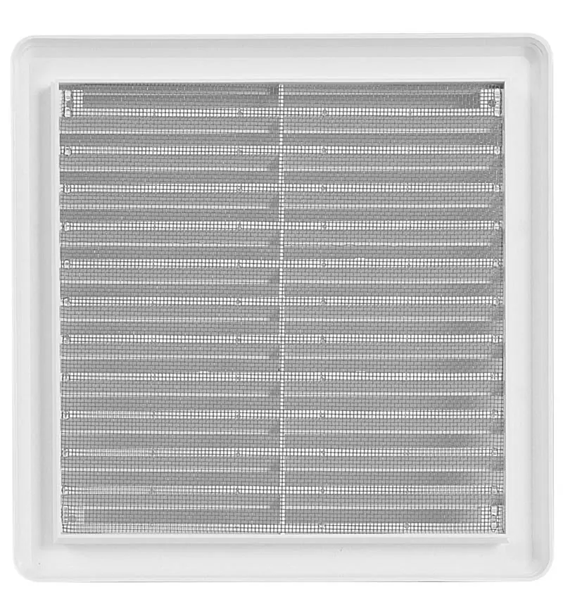 Mřížka větrací se síťovinou - krytka 200x200 mm, bílá HACO 0305