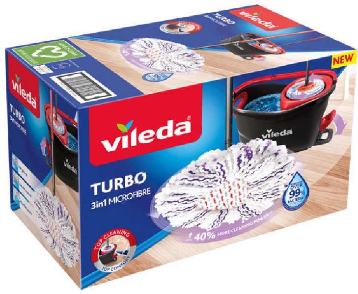 Vileda TURBO 3v1 s náhradou navíc 167751