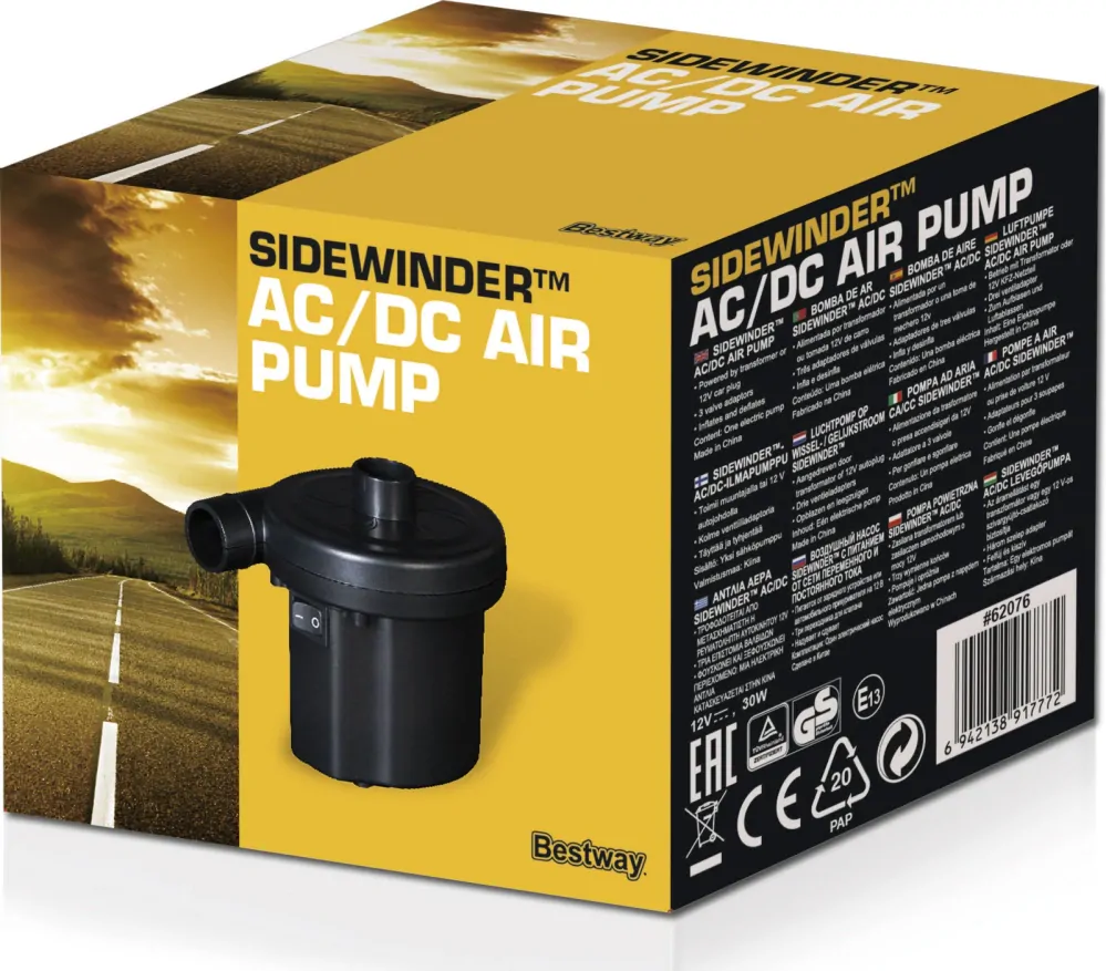 Pumpa - elektrická 220V/12V, AC/DC Bestway 62076