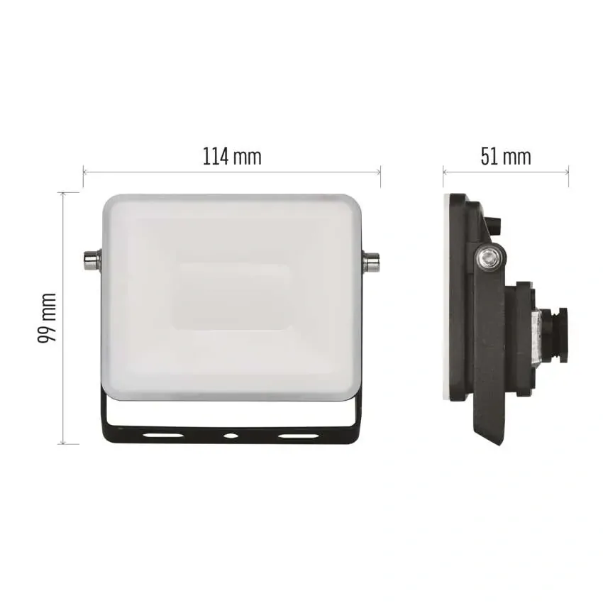 EMOS LED reflektor ILIO 10,5 W černý neutrální bílá 1531252510