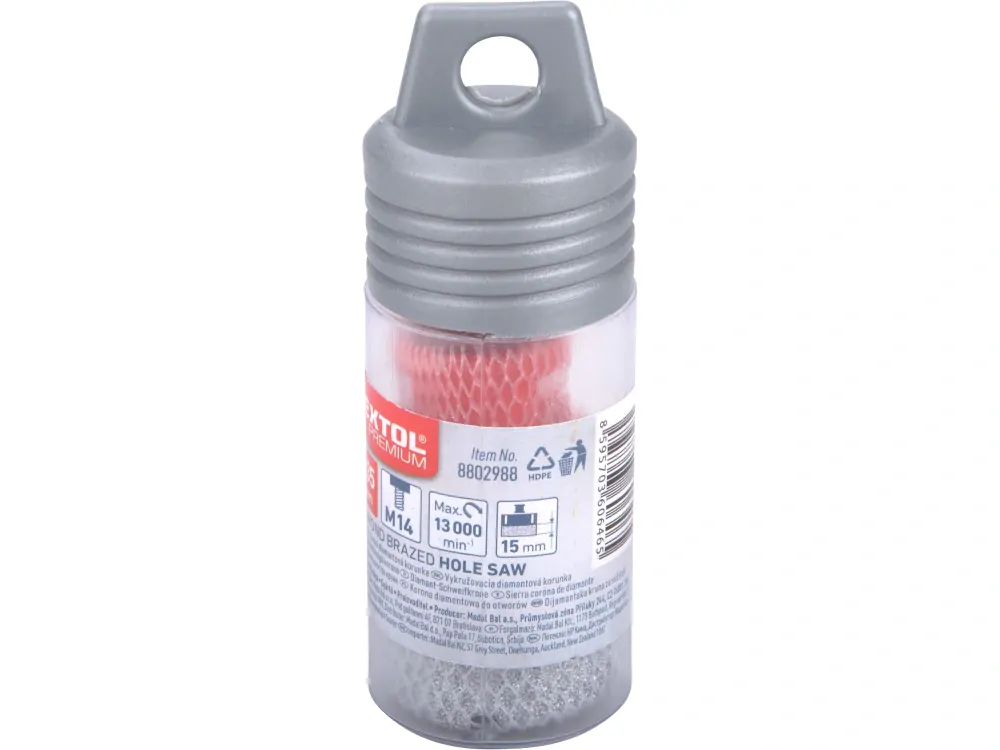 Korunka vykružovací diamantová O 35mm závit M14 EXTOL PREMIUM 8802988