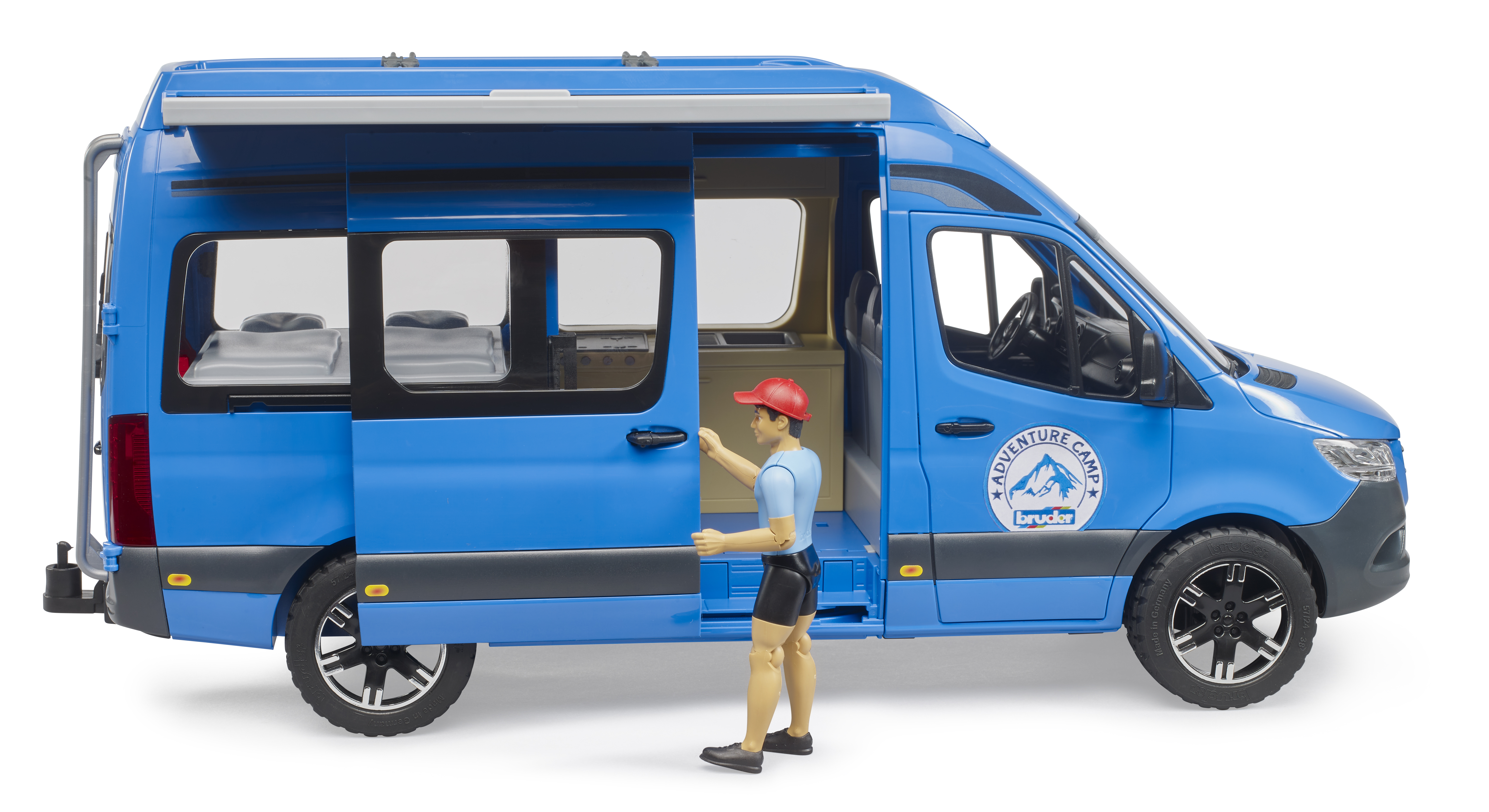 BRUDER 2684 MB Sprinter Camper s řidičem a příslušenství BR 2684