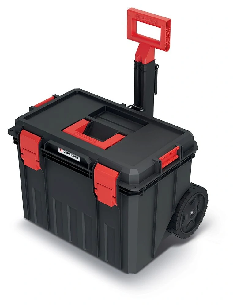 Kufr na nářadí s transportními kolečky MODULAR SOLUTION 530x355x390 mm - barva: černá Kistenberg KMS553540-S411