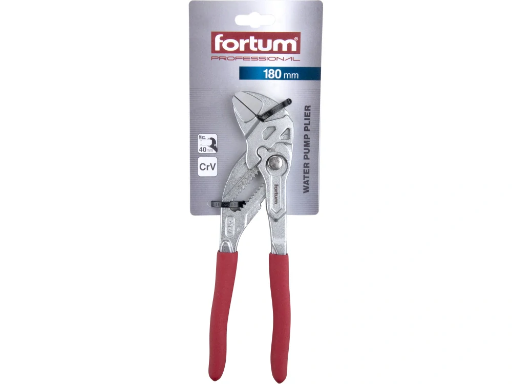 Klíč klešťový stavitelný 180mm CrV FORTUM 4770211