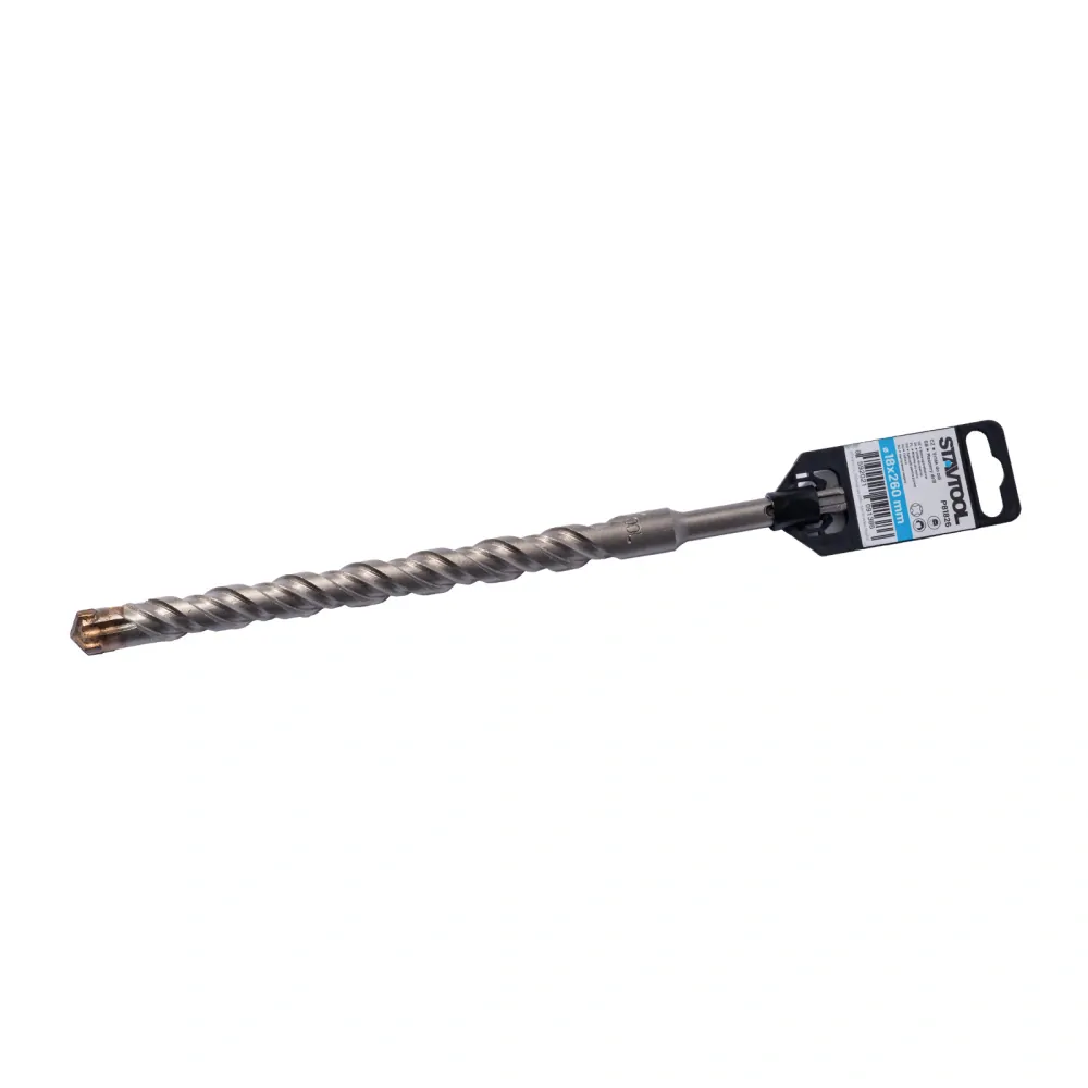 STAVTOOL Vrták vidiový SDS PLUS, 4 břity | 10x1000 mm